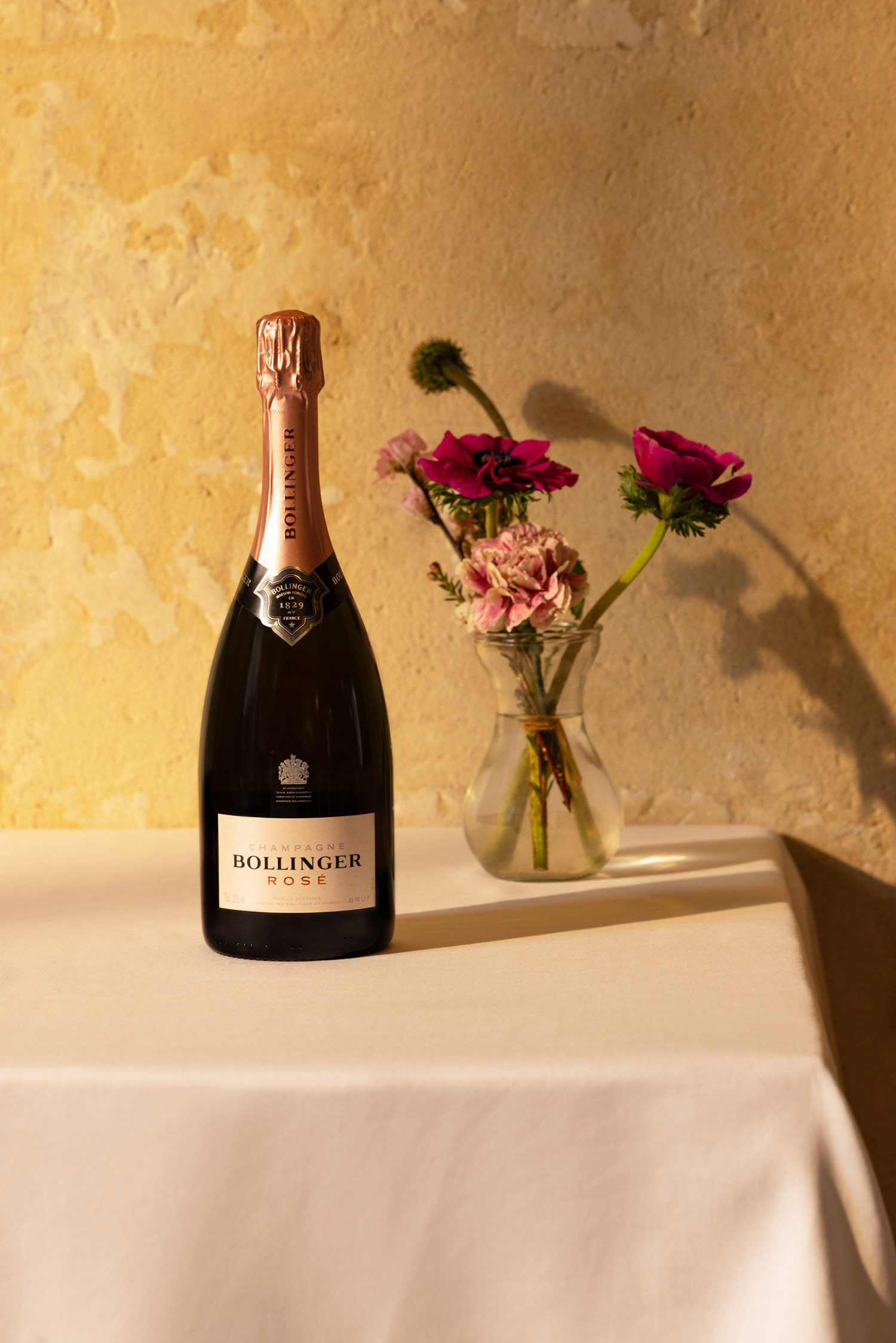 Production photo prestige pour la Maison de Champagne Bollinger